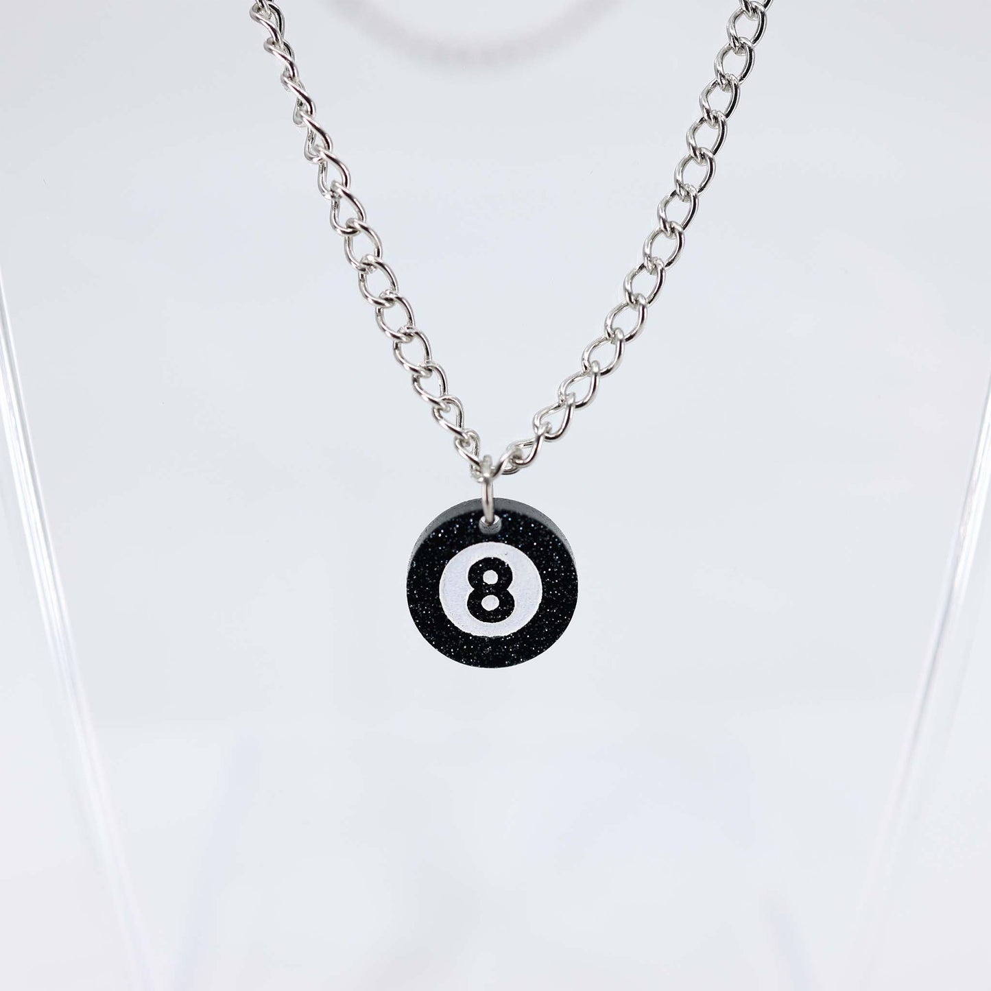 8 Ball — Acrylic Necklace