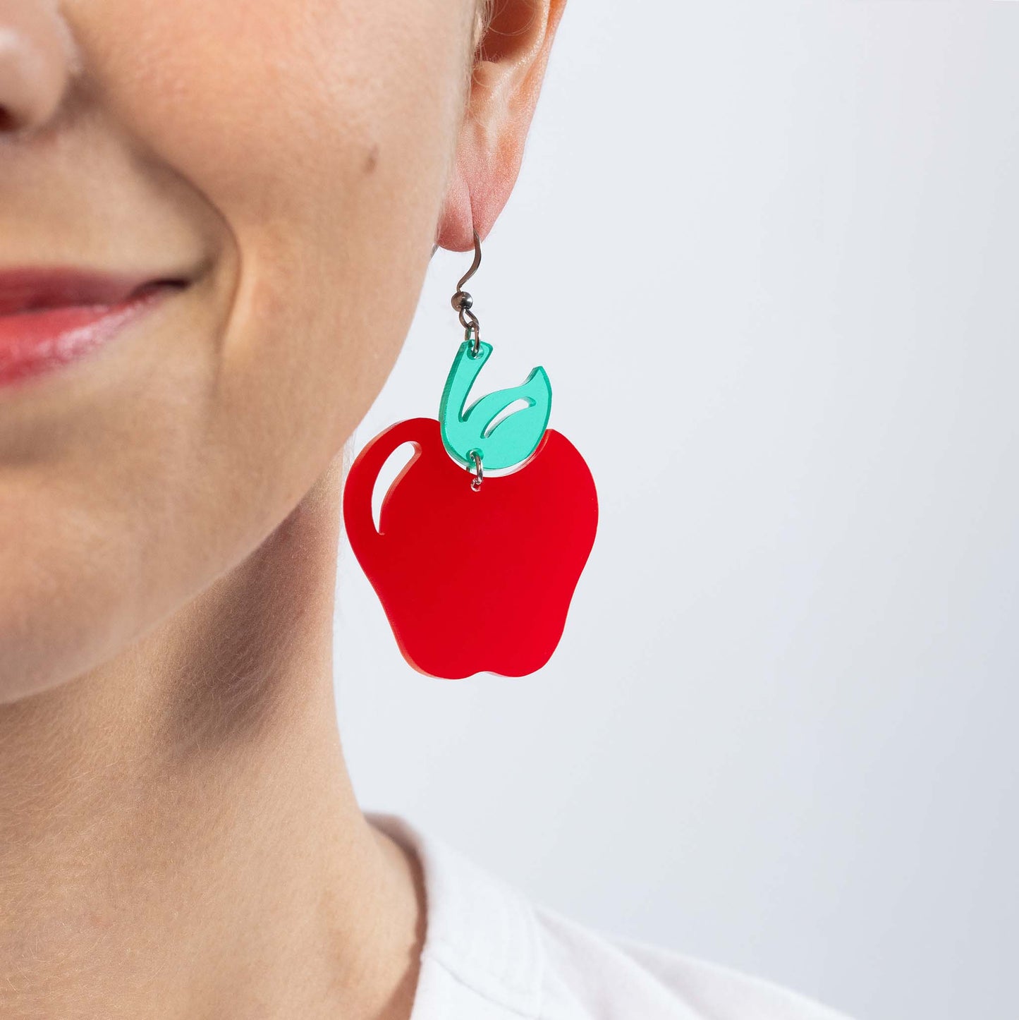 Apple Dumplin Earrings — Strawberry Shortcake Collection