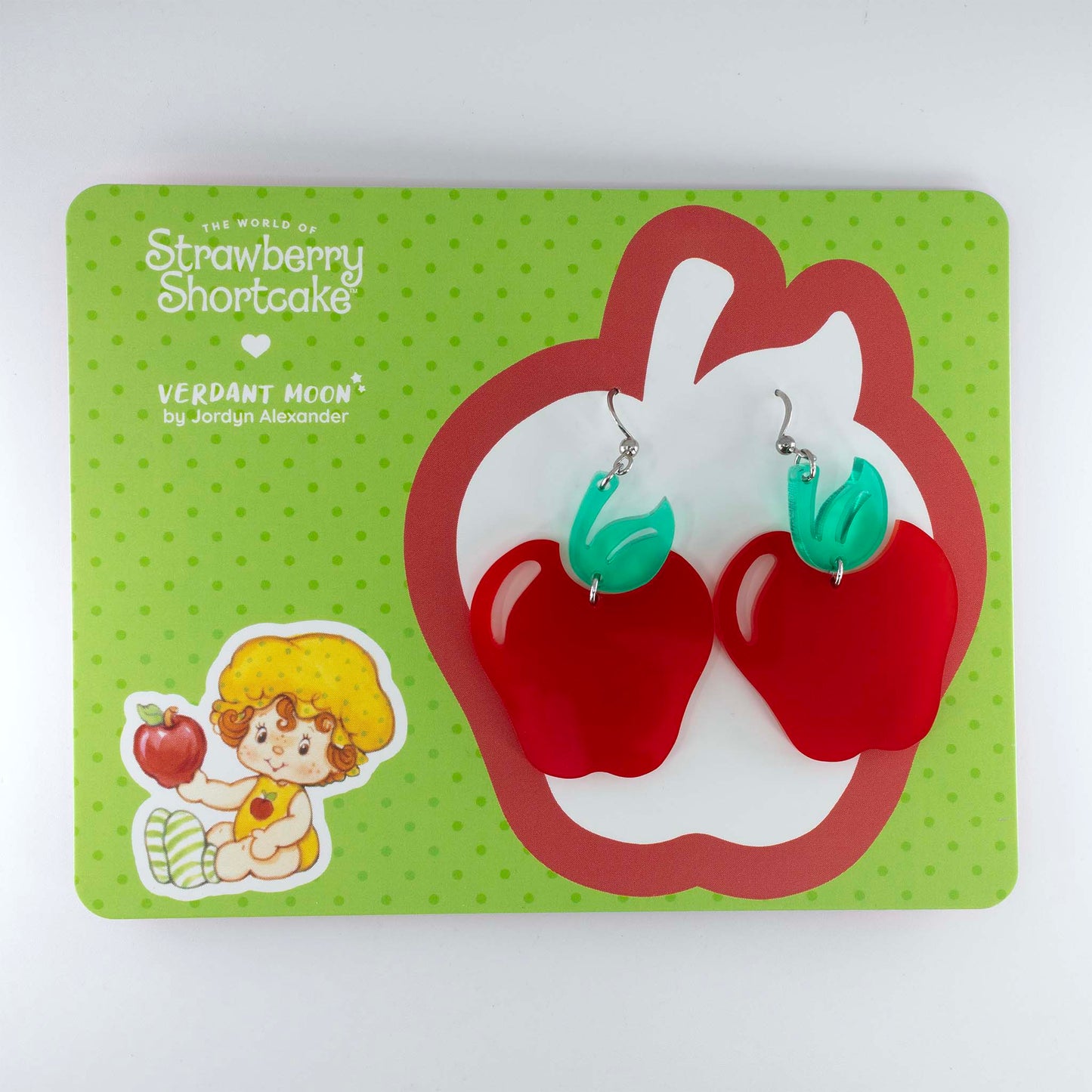 Apple Dumplin Earrings — Strawberry Shortcake Collection