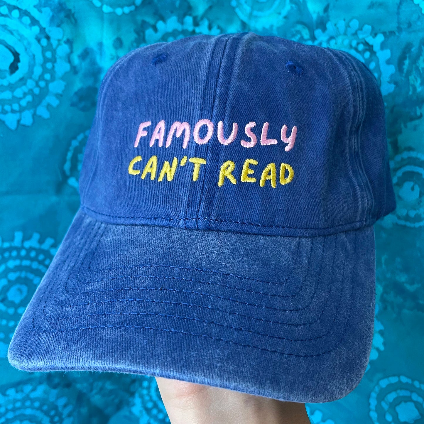 Famously Can't Read / Illiterate — Dad Hat