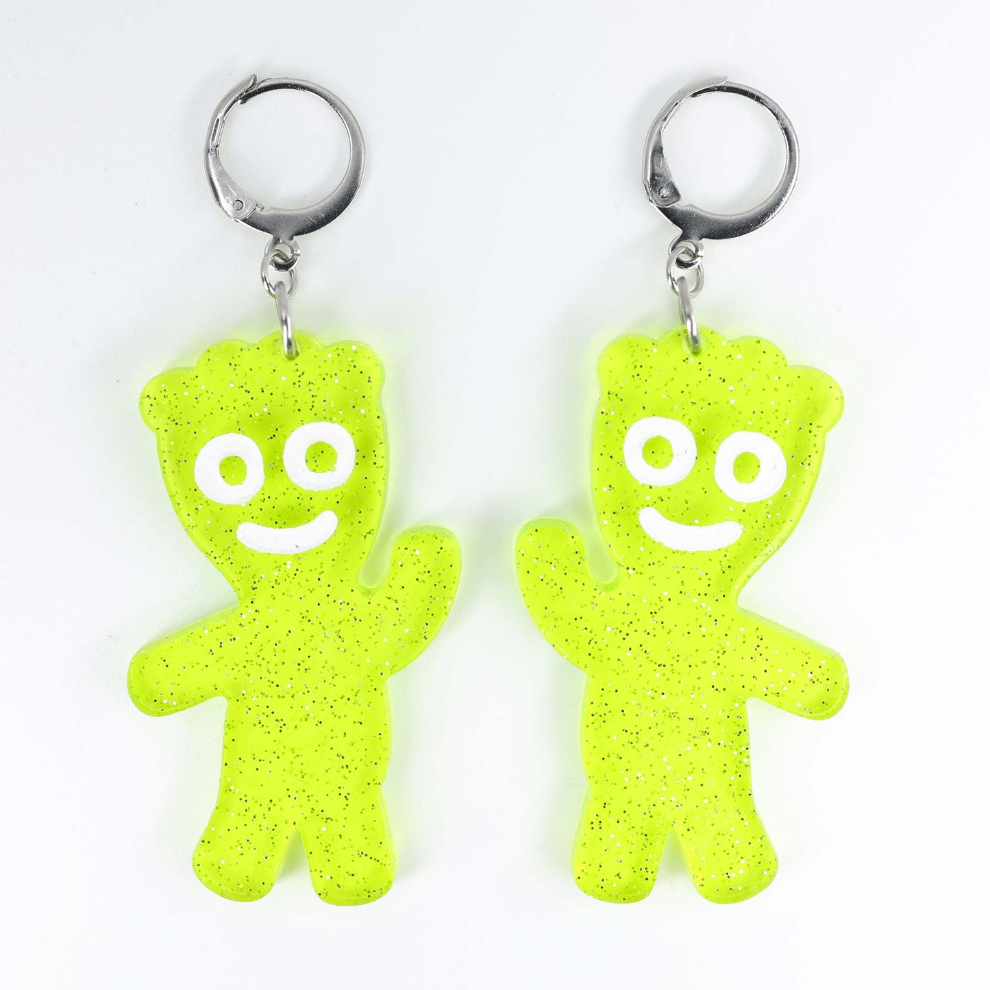 Sour Patch Kid Earrings - Red, Yellow, Green, Blue