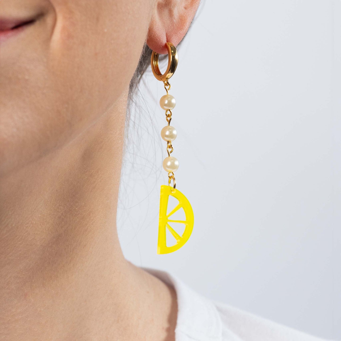 Lemon Meringue Earrings — Strawberry Shortcake Collection