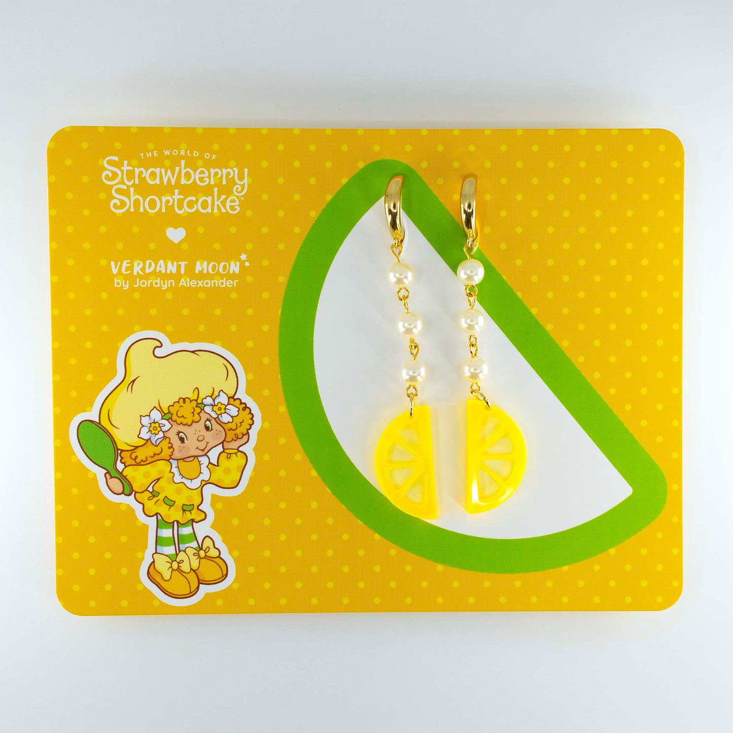 Lemon Meringue Earrings — Strawberry Shortcake Collection