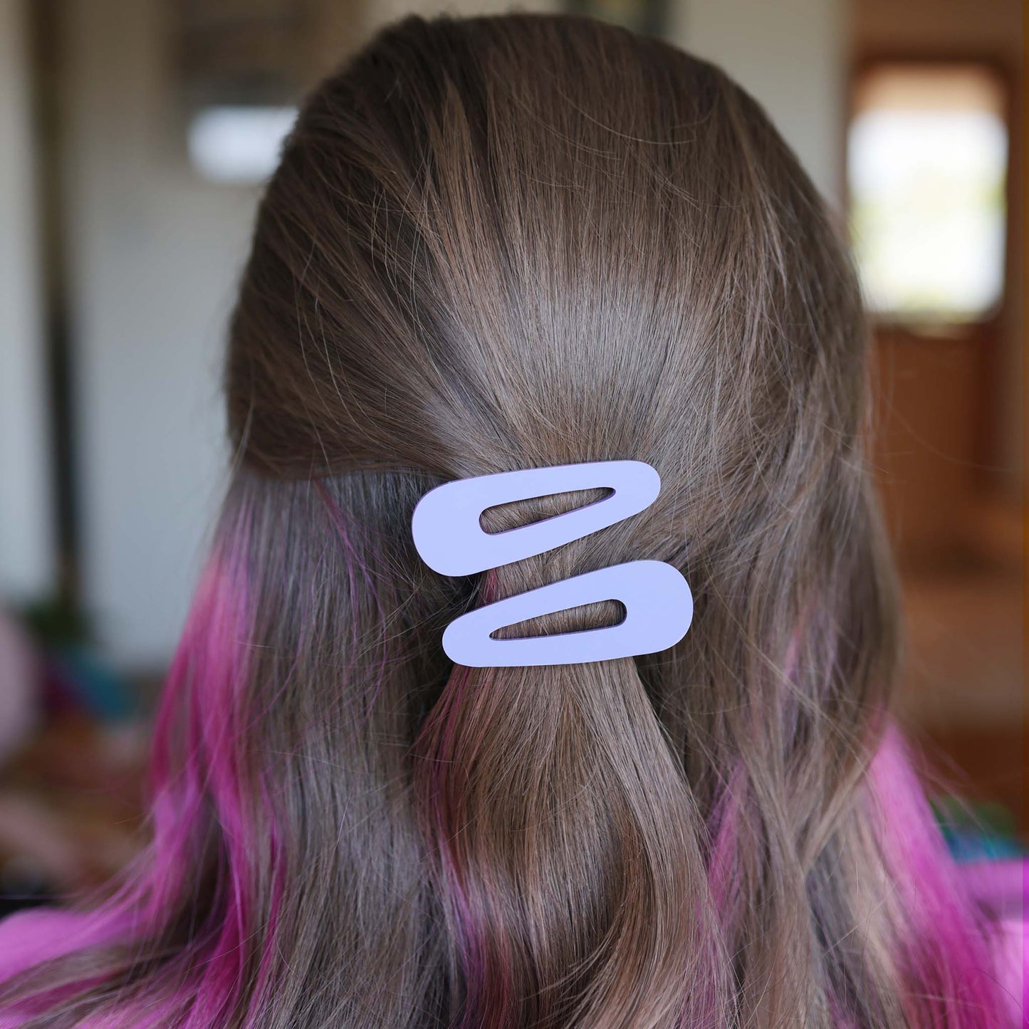 Matte Hair Clips — Pink, Orange, Yellow, Blue, Purple