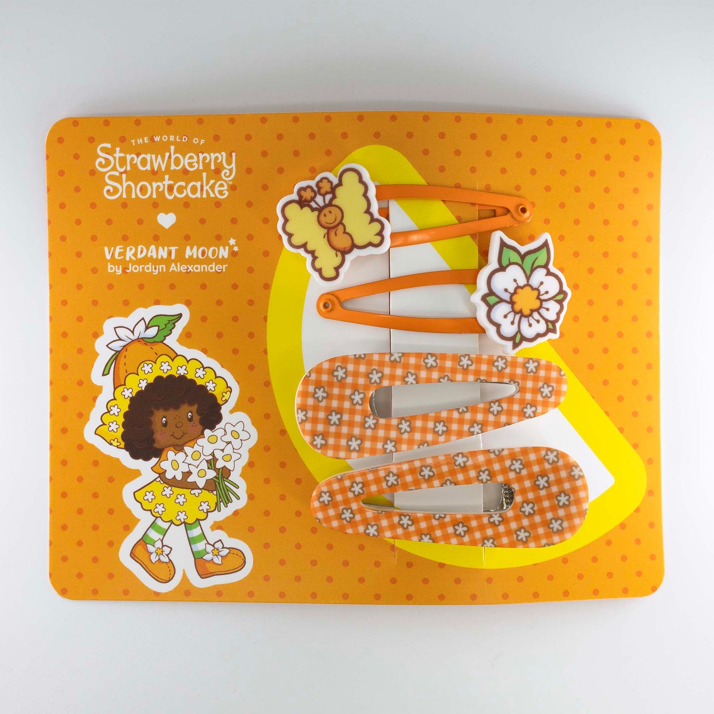 Orange Blossom Hair Clips — Strawberry Shortcake Collection