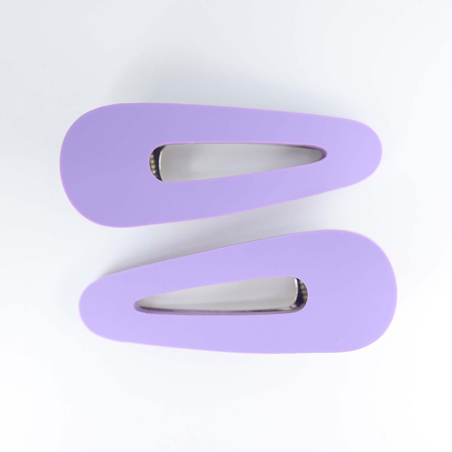 Matte Hair Clips — Pink, Orange, Yellow, Blue, Purple