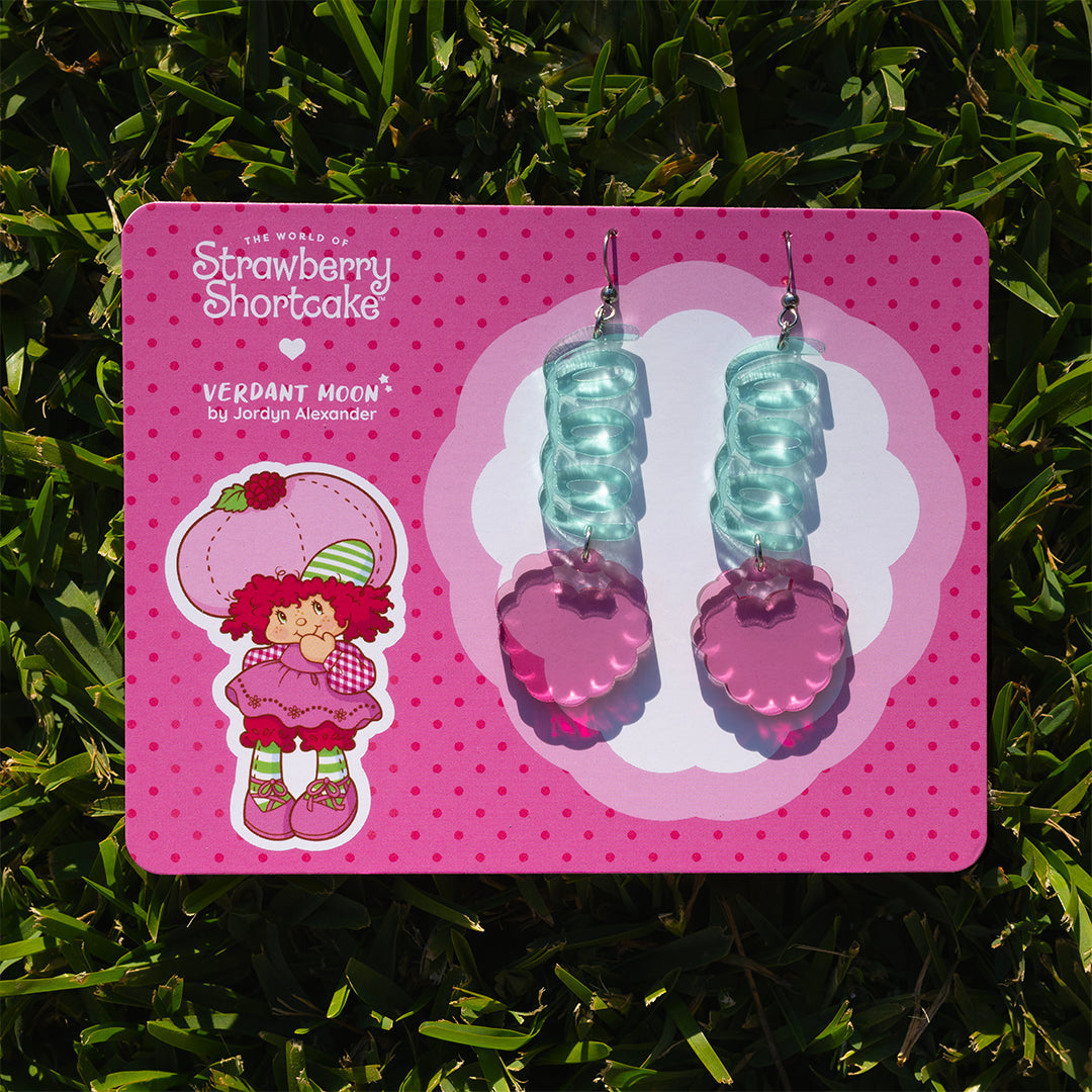 Raspberry Tart Earrings — Strawberry Shortcake Collection