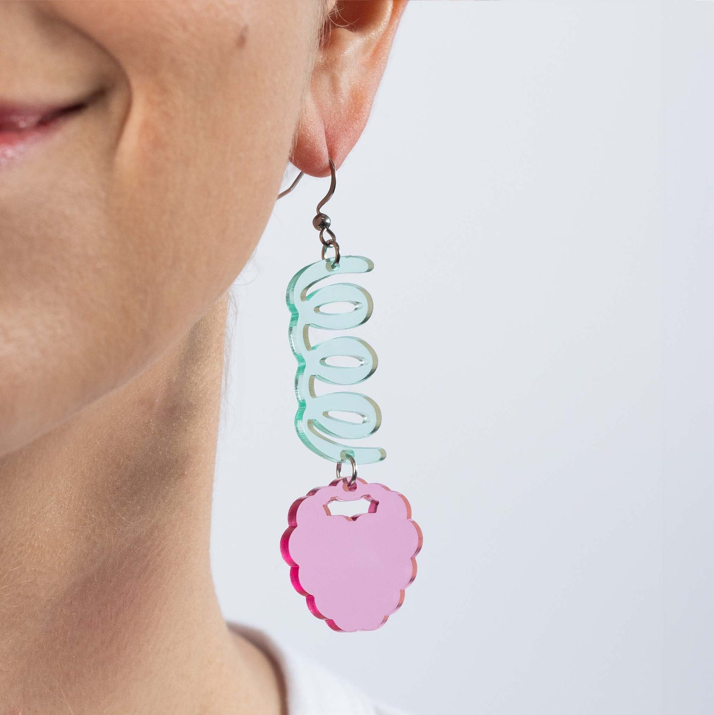 Raspberry Tart Earrings — Strawberry Shortcake Collection