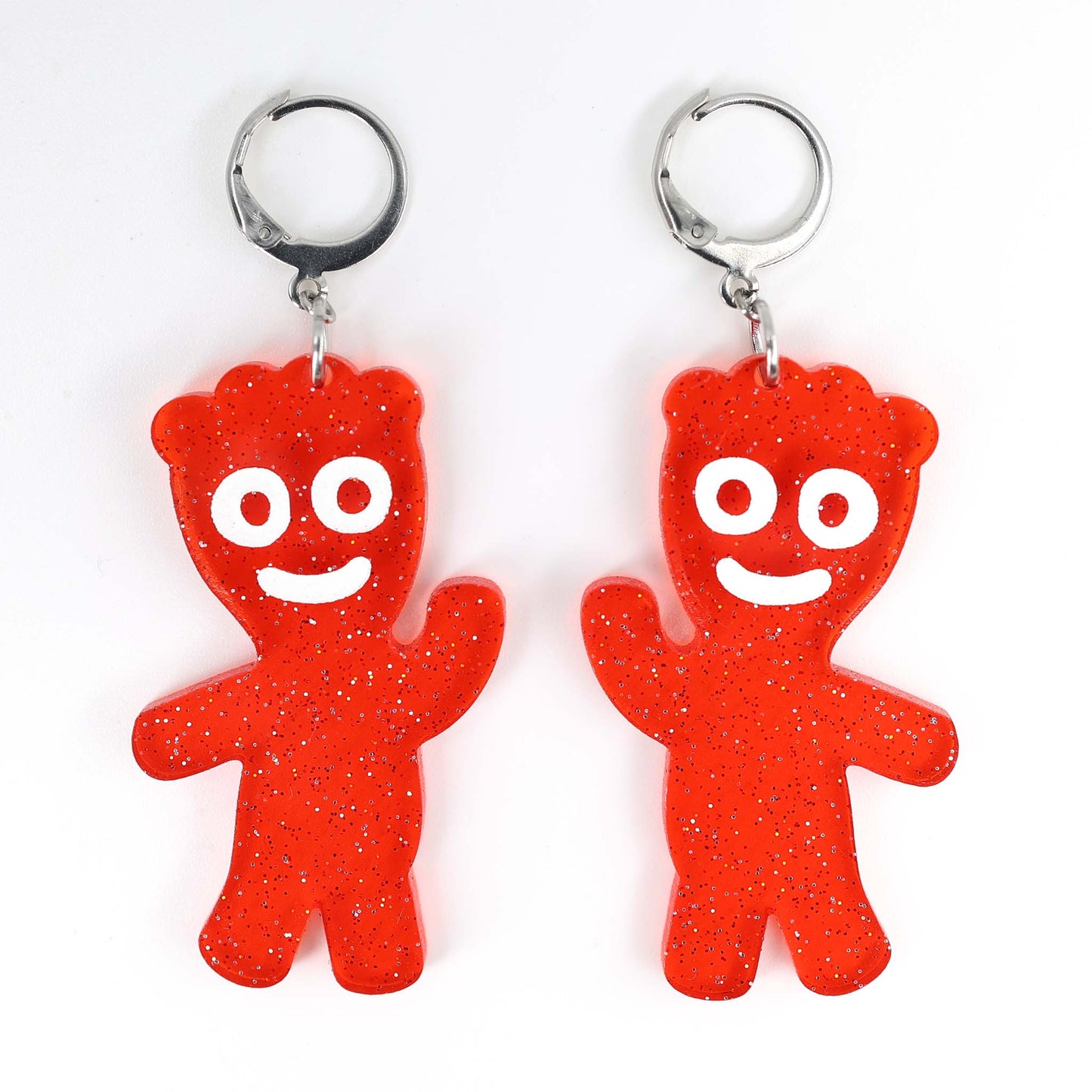 Sour Patch Kid Earrings - Red, Yellow, Green, Blue