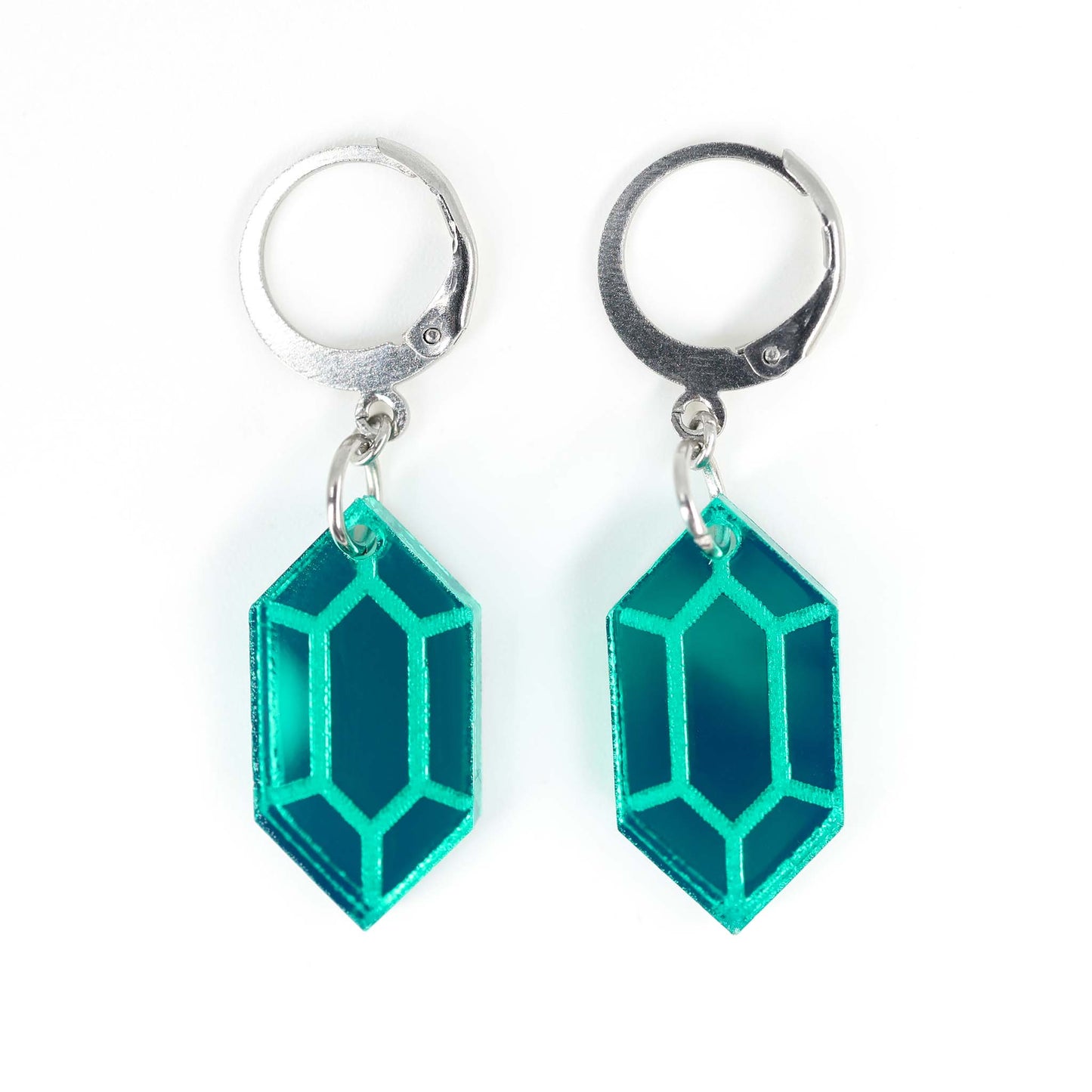 Rupee Gem — Acrylic Earrings