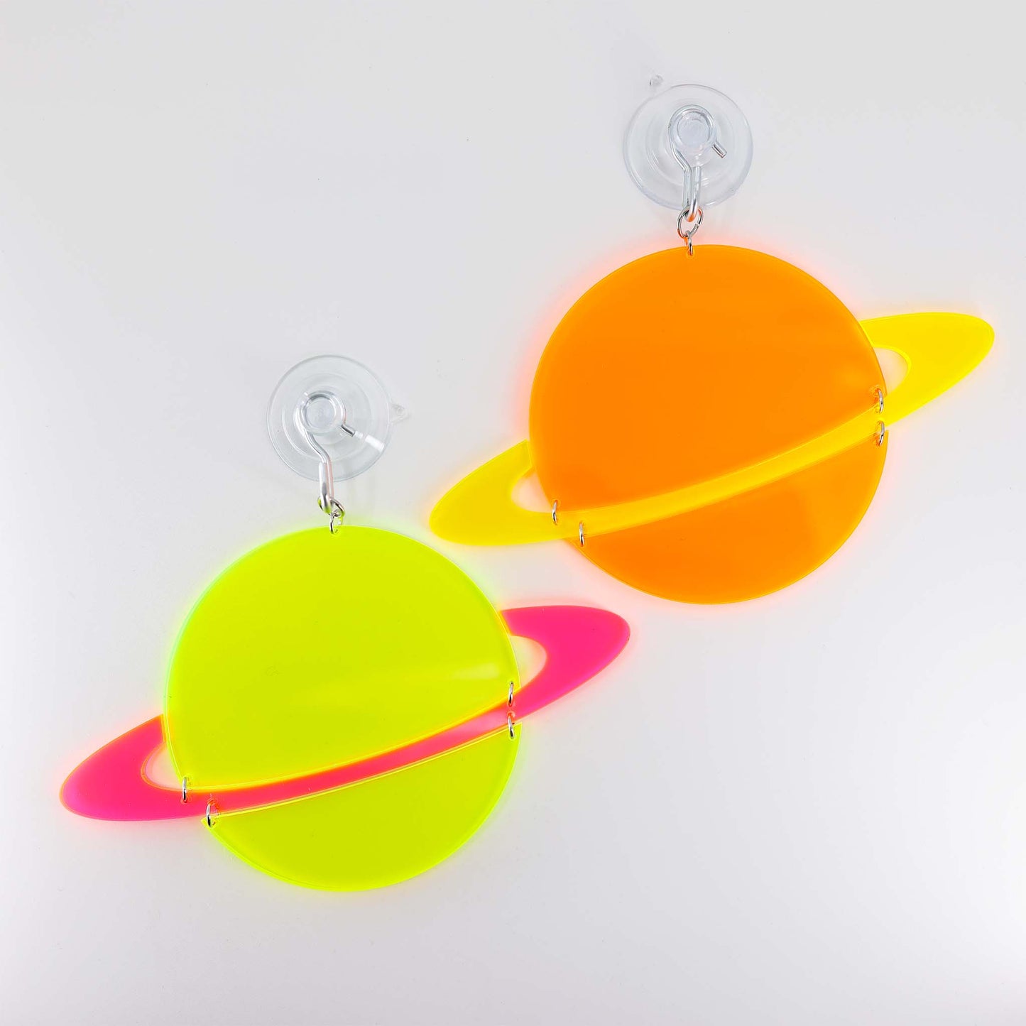 Saturn Suncatcher — Orange, Green