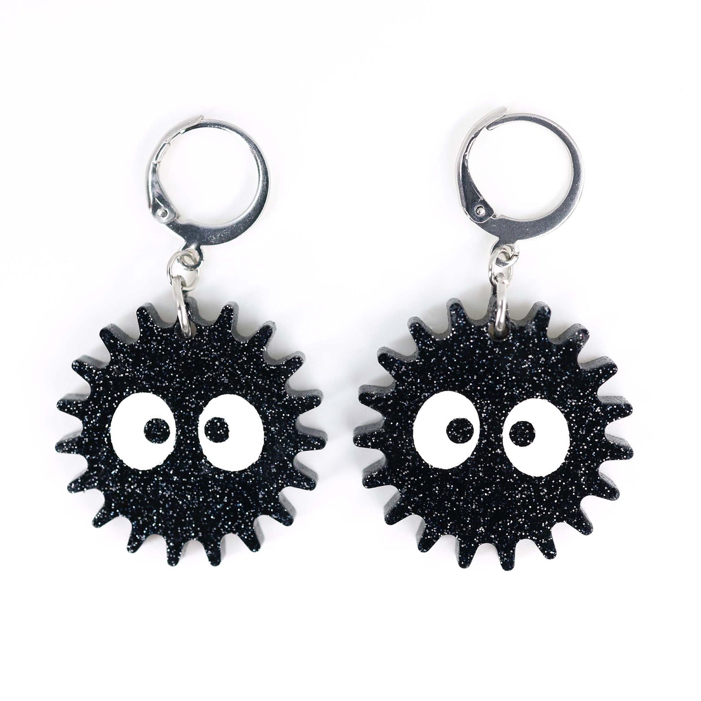 Soot Sprites (Spirited Away, Totoro) — Acrylic Earrings