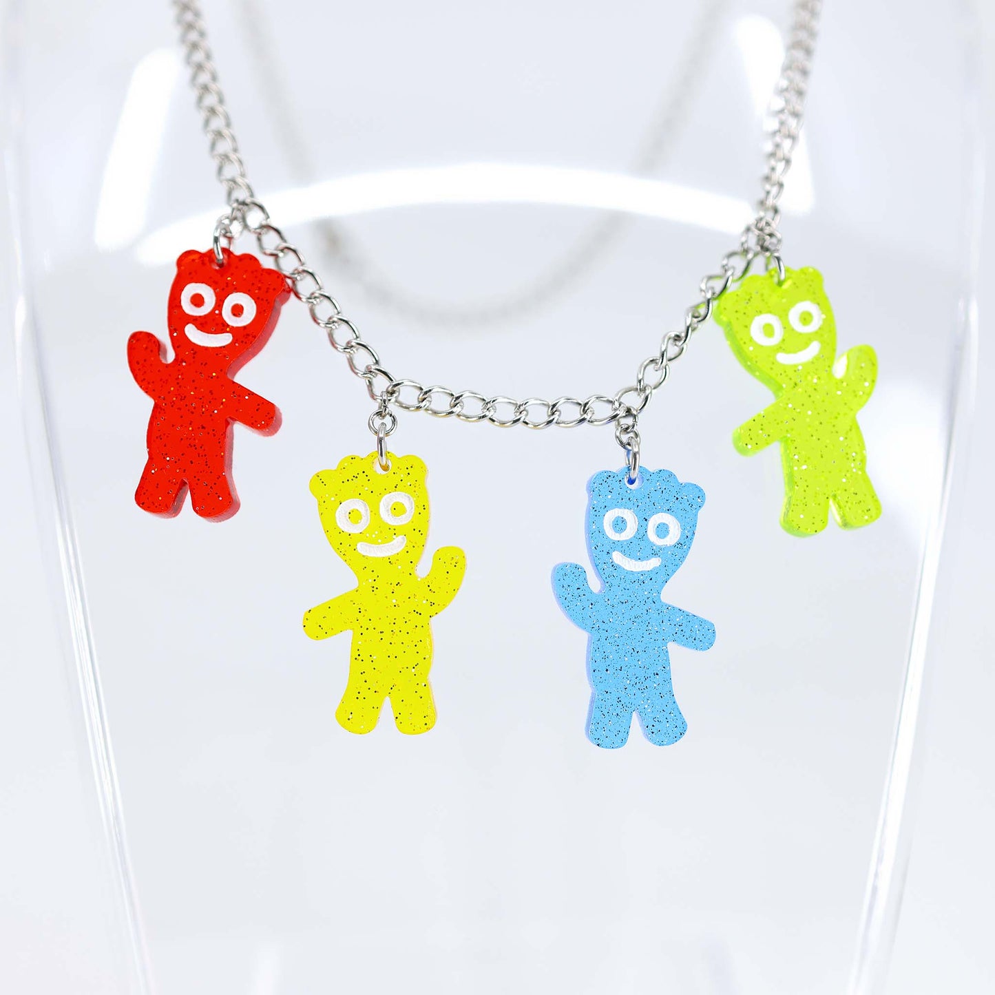 Sour Patch Kids — Acrylic Necklace